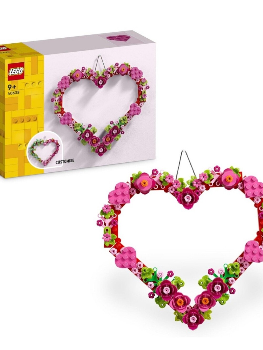 LEGO 40638 Heart Decorative Wreath Toy